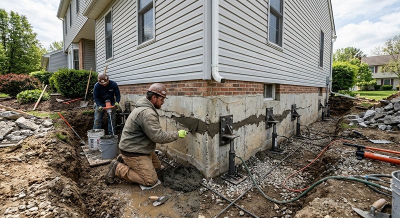 Basement Foundation Repair in Blanchester, OH
