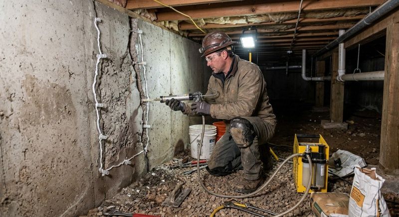 Basement Foundation Repair in Springboro, OH