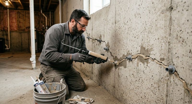 Basement Foundation Repair in Wilmington, OH