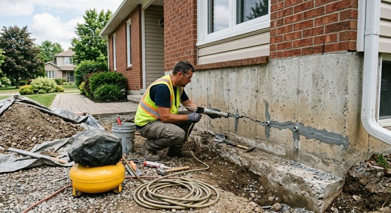 Basement Underpinning in Waynesville, OH