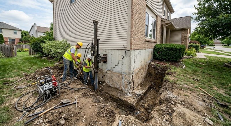 Building Foundation Repair in Franklin, OH