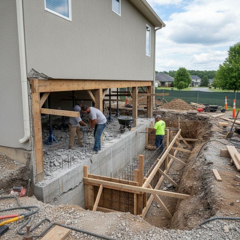 Building Foundation Repair in Jamestown, OH