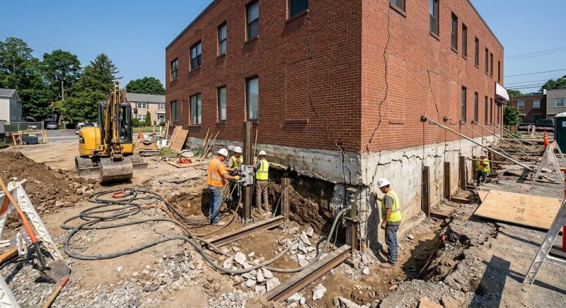 Building Foundation Repair in Spring Valley, OH
