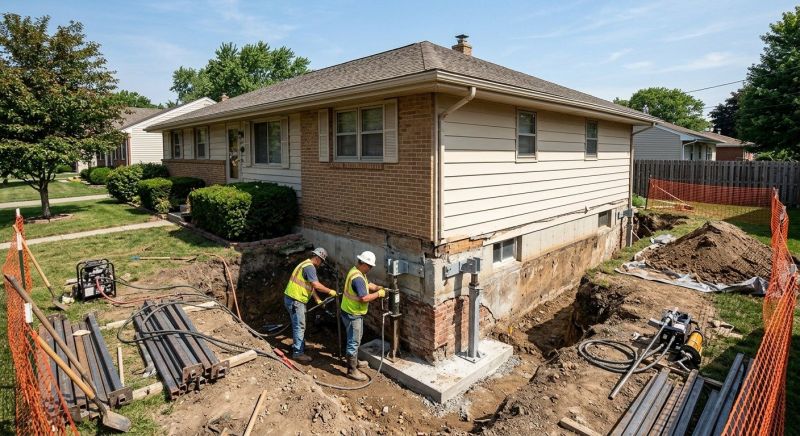 Building Foundation Repair in Springboro, OH