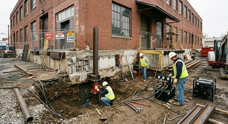 Building Foundation Repair in Warren County, OH