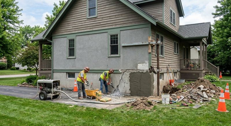 Building Foundation Repair in Xenia, OH