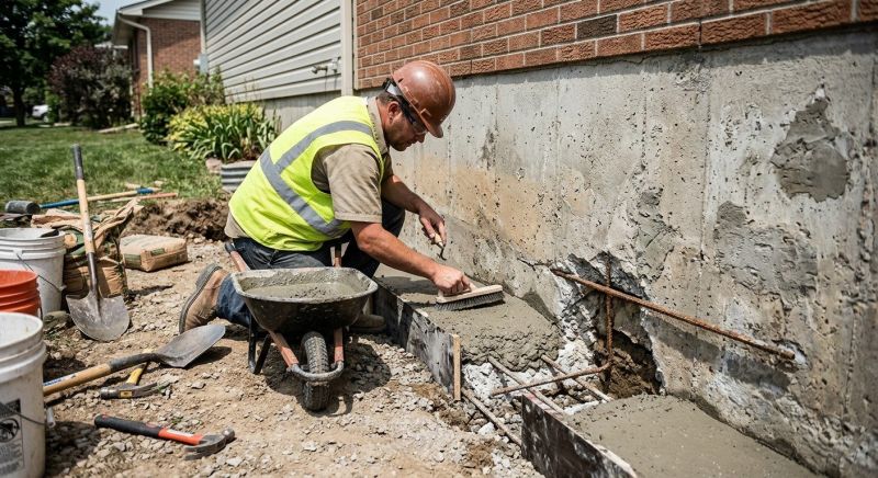 Concrete Foundation Repair in Bellbrook, OH