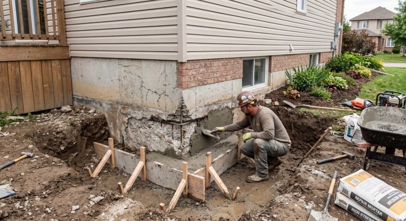 Concrete Foundation Repair in New Vienna, OH