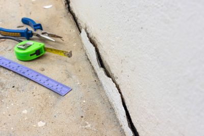Cracked Basement Floor Repair in Waynesville, OH