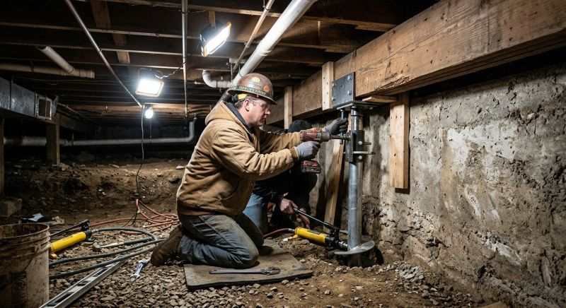 Crawlspace Foundation Repair in Franklin, OH
