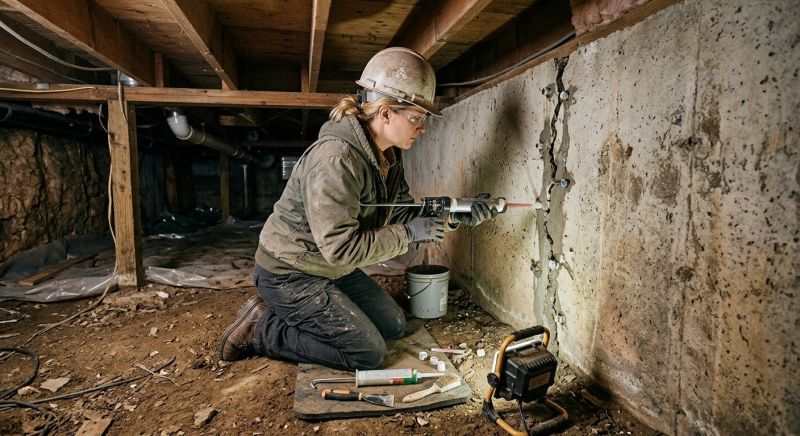 Crawlspace Foundation Repair in Greene County, OH