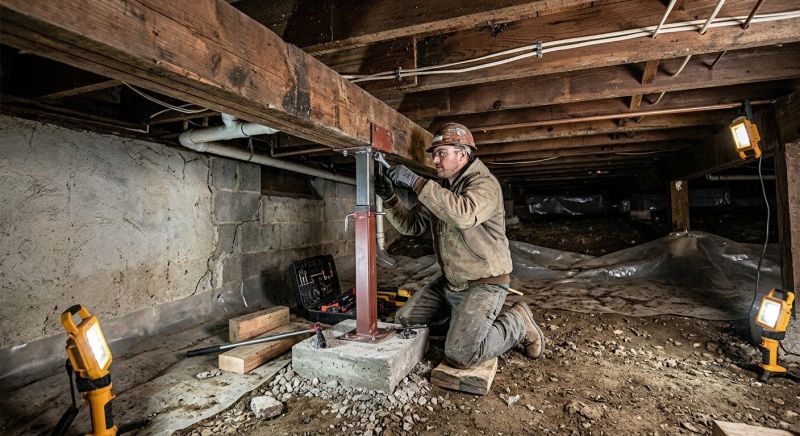 Crawlspace Foundation Repair in Monroe, OH
