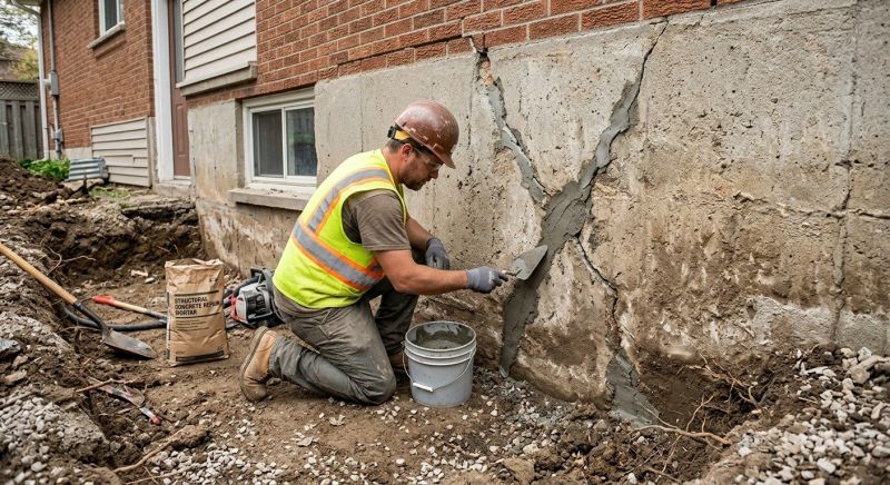 Exterior Foundation Repair in Waynesville, OH