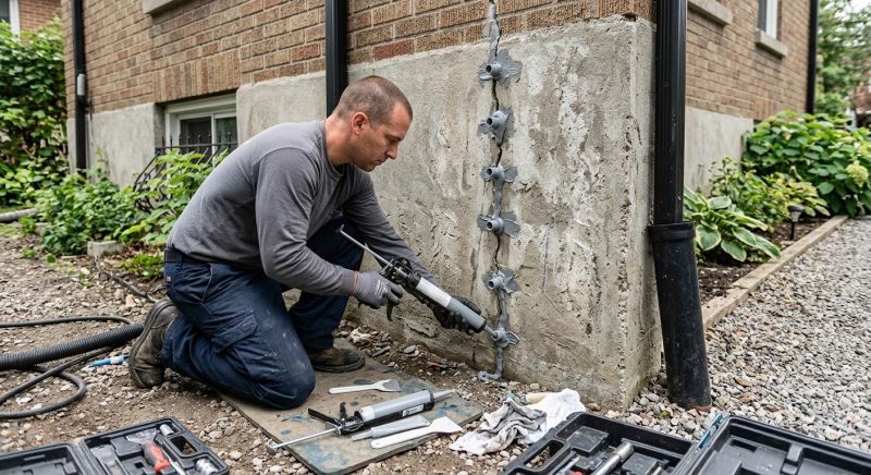 Exterior Foundation Repair in Waynesville, OH