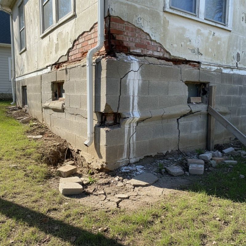 Foundation Crack Repair in Spring Valley, OH