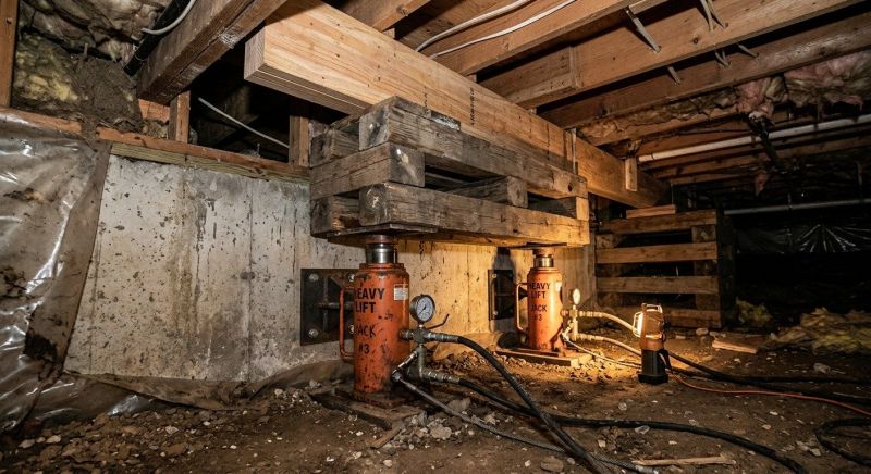 Foundation Jacking in Bellbrook, OH