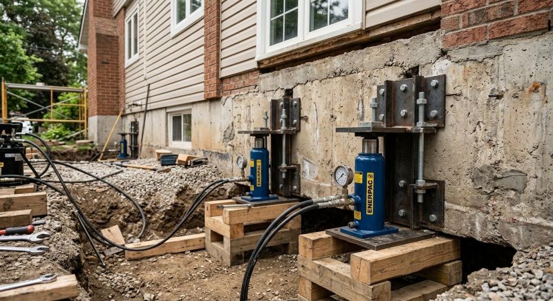 Foundation Jacking in Blanchester, OH