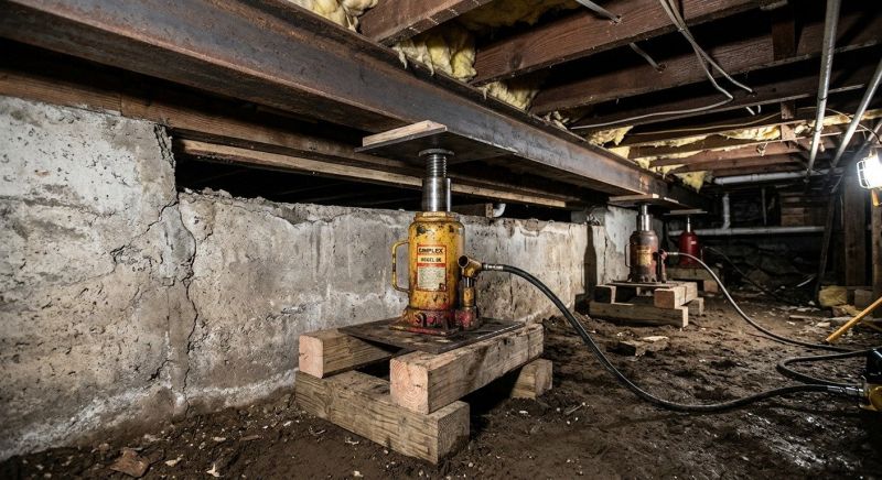 Foundation Jacking in Waynesville, OH