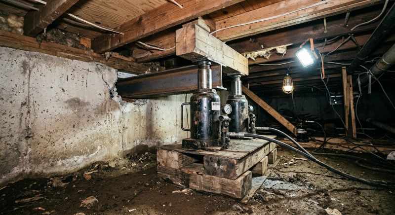 Foundation Jacking in Miamisburg, OH