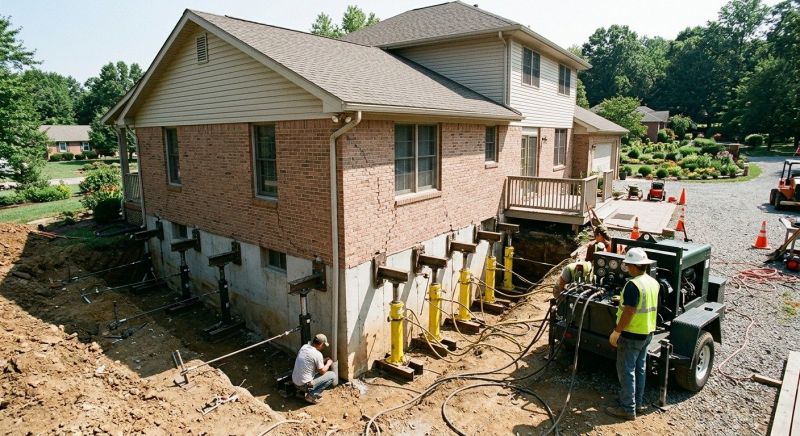Foundation Jacking in Morrow, OH