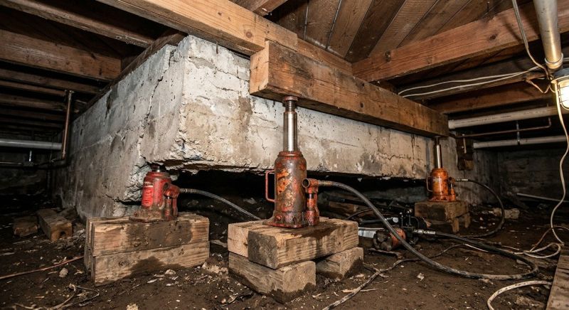 Foundation Jacking in Spring Valley, OH