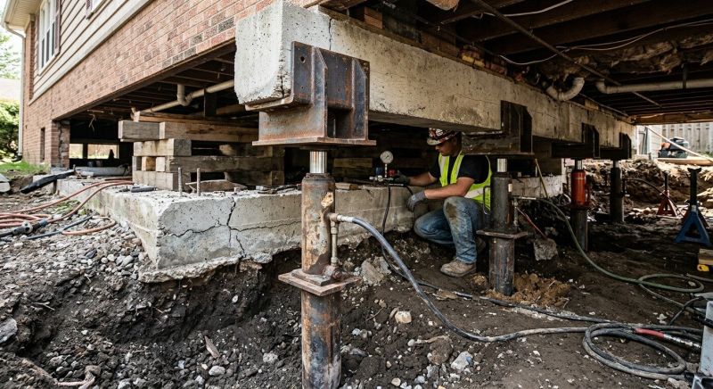 Foundation Lifting in Clarksville, OH