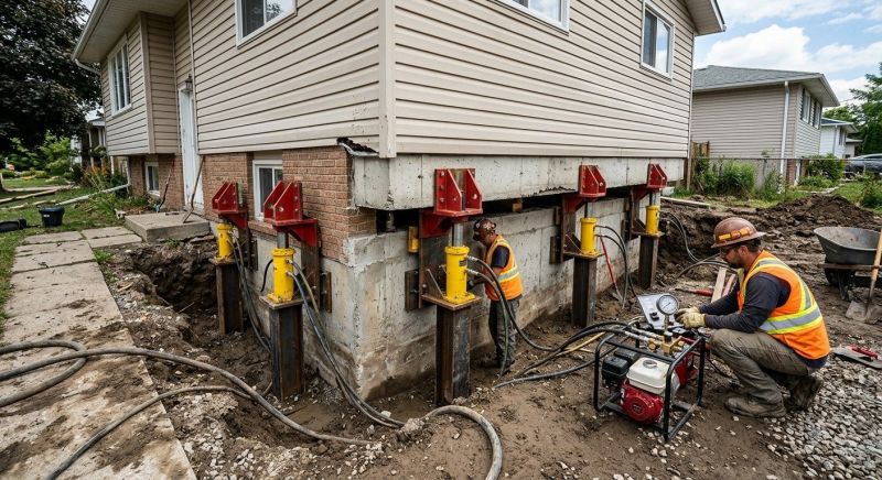 Foundation Lifting in Greene County, OH