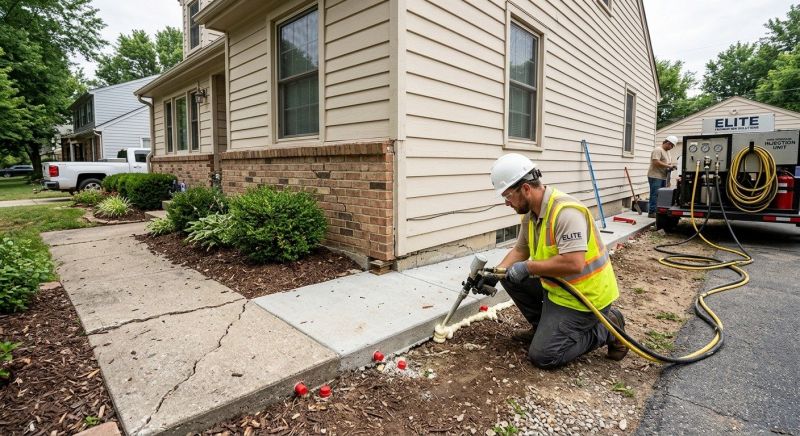 Foundation Lifting in Waynesville, OH