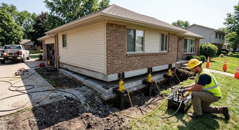 Foundation Lifting in Maineville, OH