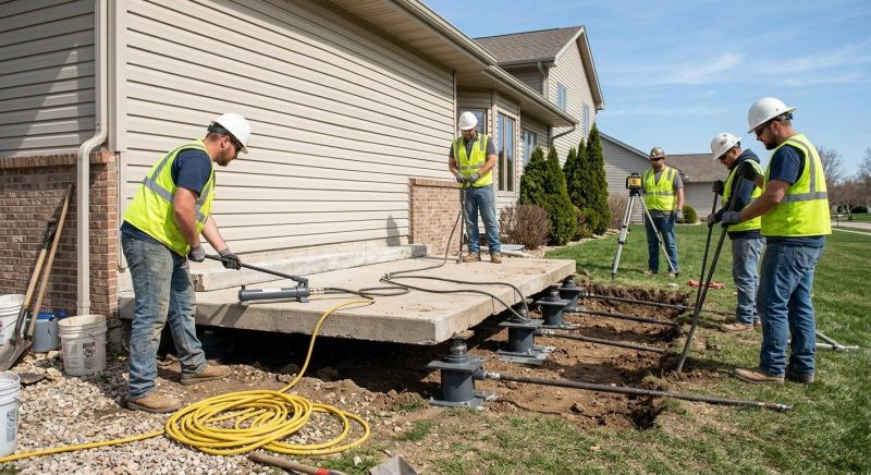 Foundation Lifting in Morrow, OH