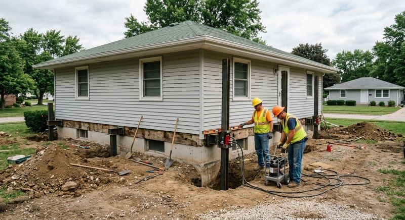 Foundation Raising in Monroe, OH