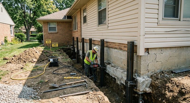 Foundation Renovation in Waynesville, OH