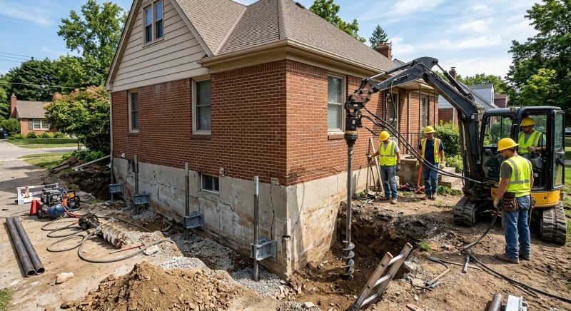 Foundation Stabilizing in Fayetteville, OH