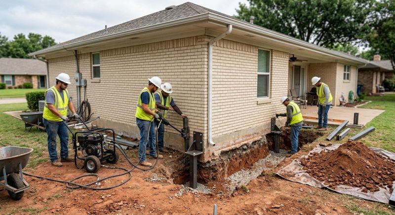 Foundation Stabilizing in Lebanon, OH