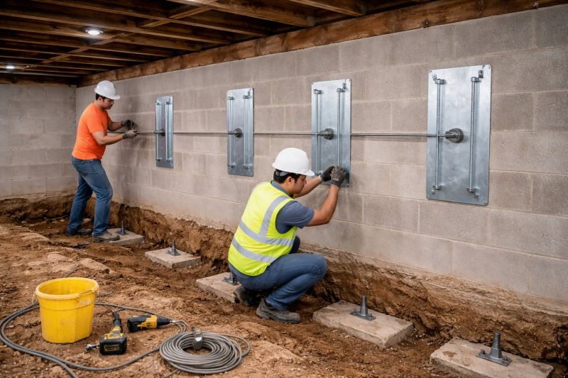 Foundation Stabilizing in Waynesville, OH