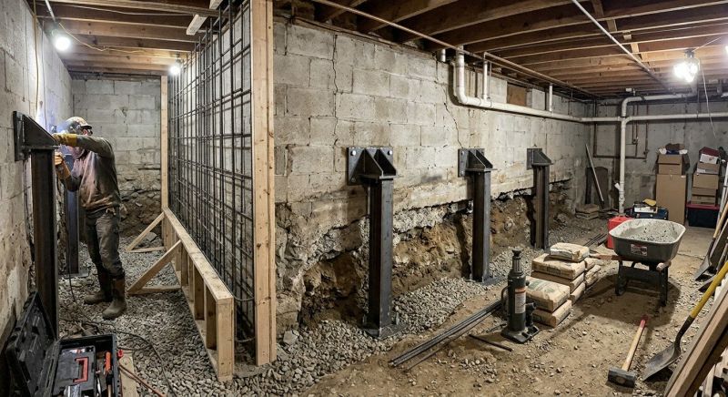 Foundation Stabilizing in Mason, OH