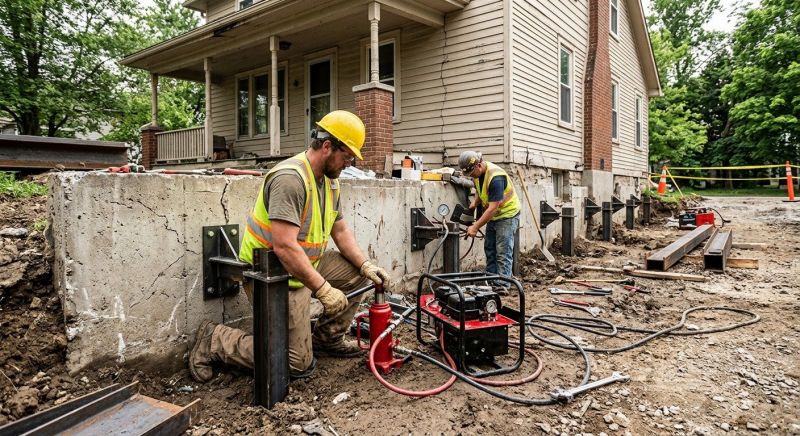 Foundation Stabilizing in Middletown, OH