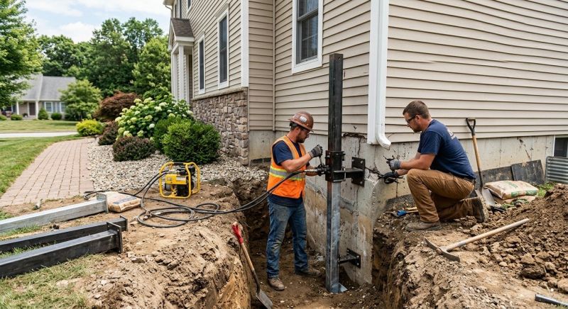 Foundation Stabilizing in Wilmington, OH