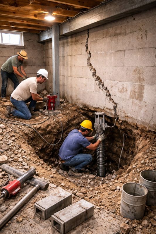 Foundation Structural Repair in Fairborn, OH