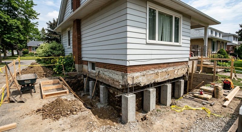 Foundation Underpinning in Waynesville, OH