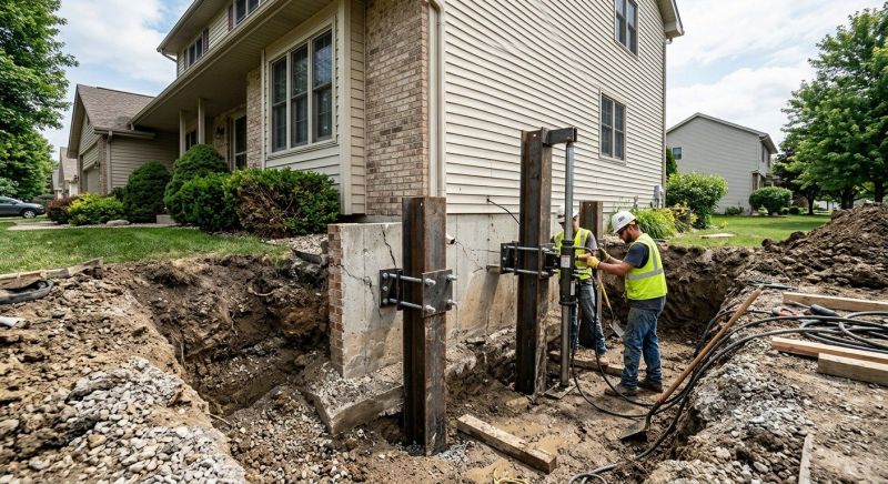 Foundation Underpinning in Waynesville, OH