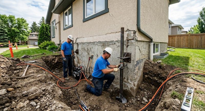 Helical Pile Installation in Waynesville, OH