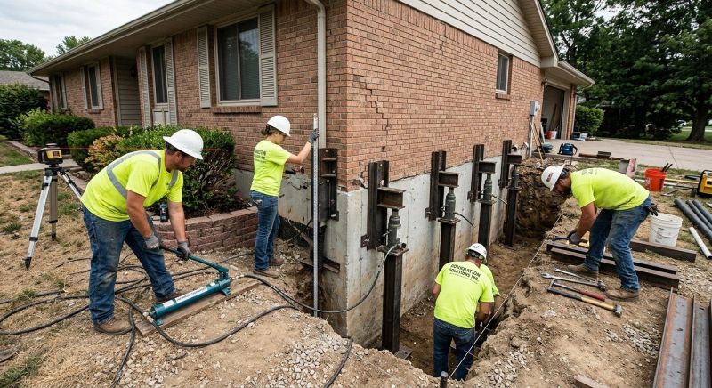 Home Foundation Leveling in Blanchester, OH