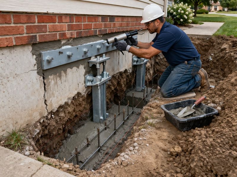 Home Foundation Repair in Middletown, OH