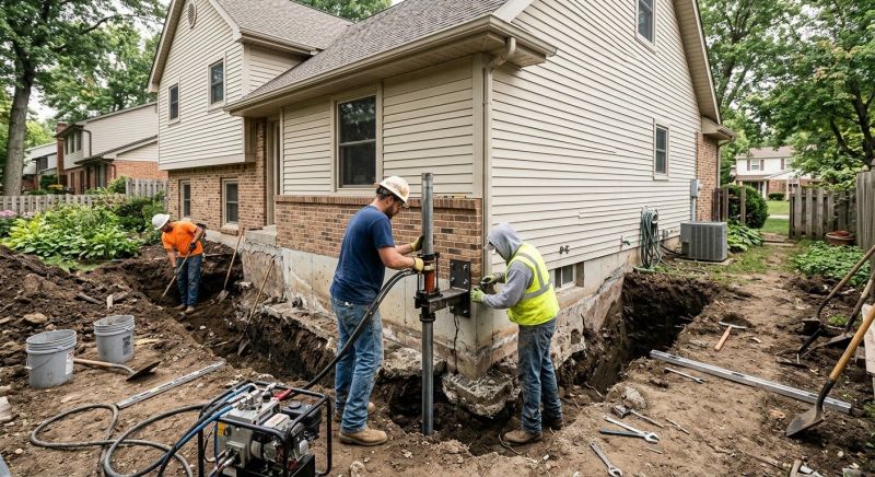 House Foundation Repair in Butler County, OH