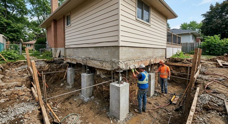House Underpinning in Waynesville, OH