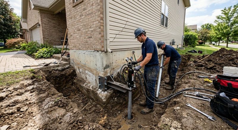 Settling Foundation Service in Maineville, OH