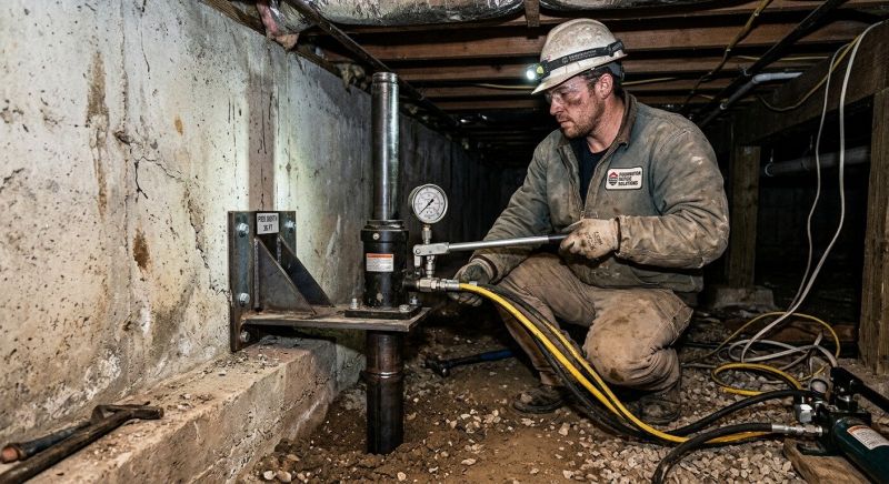 Settling Foundation Service in Middletown, OH