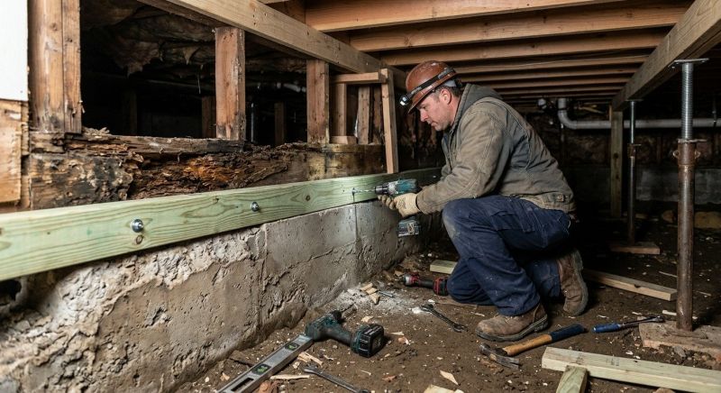 Sinking Foundation Repair in Mason, OH