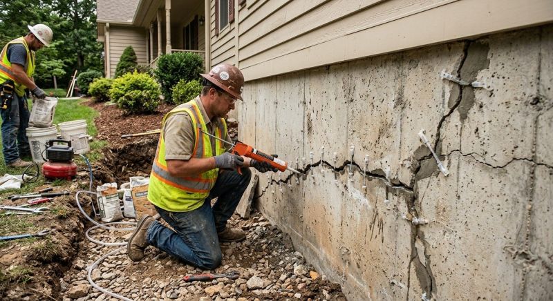 Structural Crack Repair in Waynesville, OH